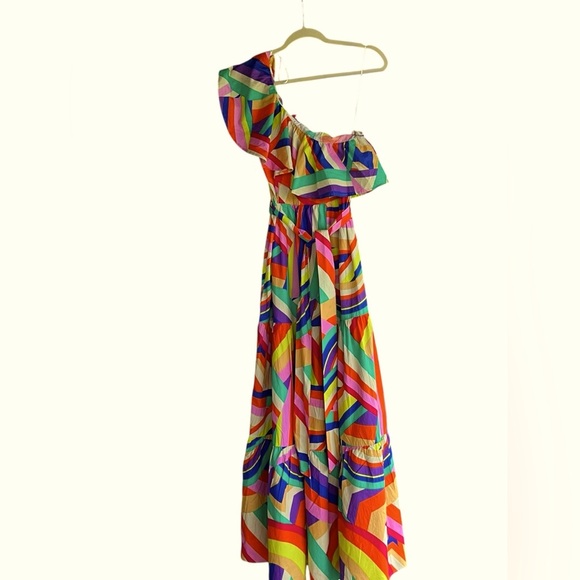 Flying Tomato Colorful Geometric Maxi Dress - Picture 12 of 12